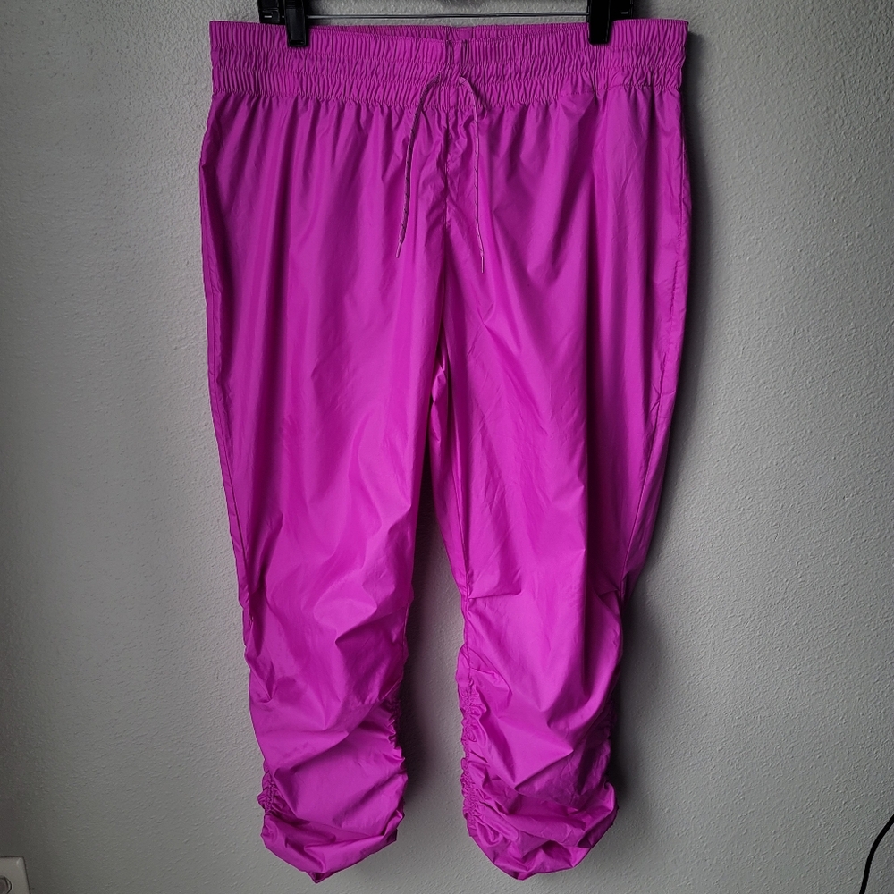 Columbia Lightweight Cinchable Straight Leg Track Pants Size XLarge In Fuchsia